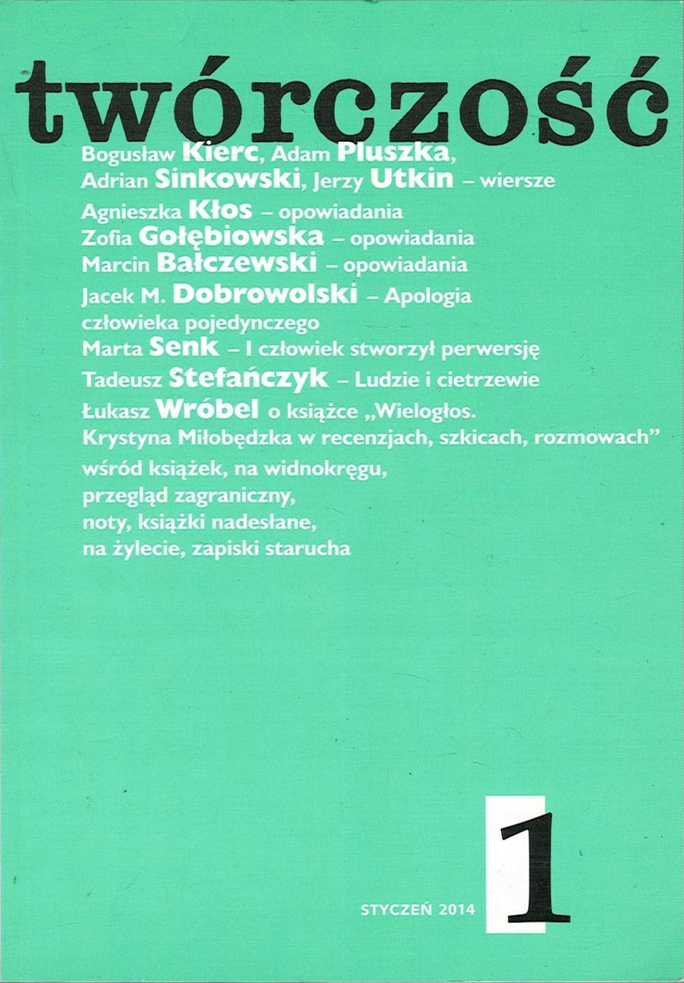 Grzegorz Tomicki Gra w literaturę Felieton z miesięcznika Twórczość
